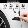 2PC Car Door Corner Cover Bumper Crash Scratch Protector Sticker Forgiulia Stelvio 159 147 156 166 Mito Stelvio Brera