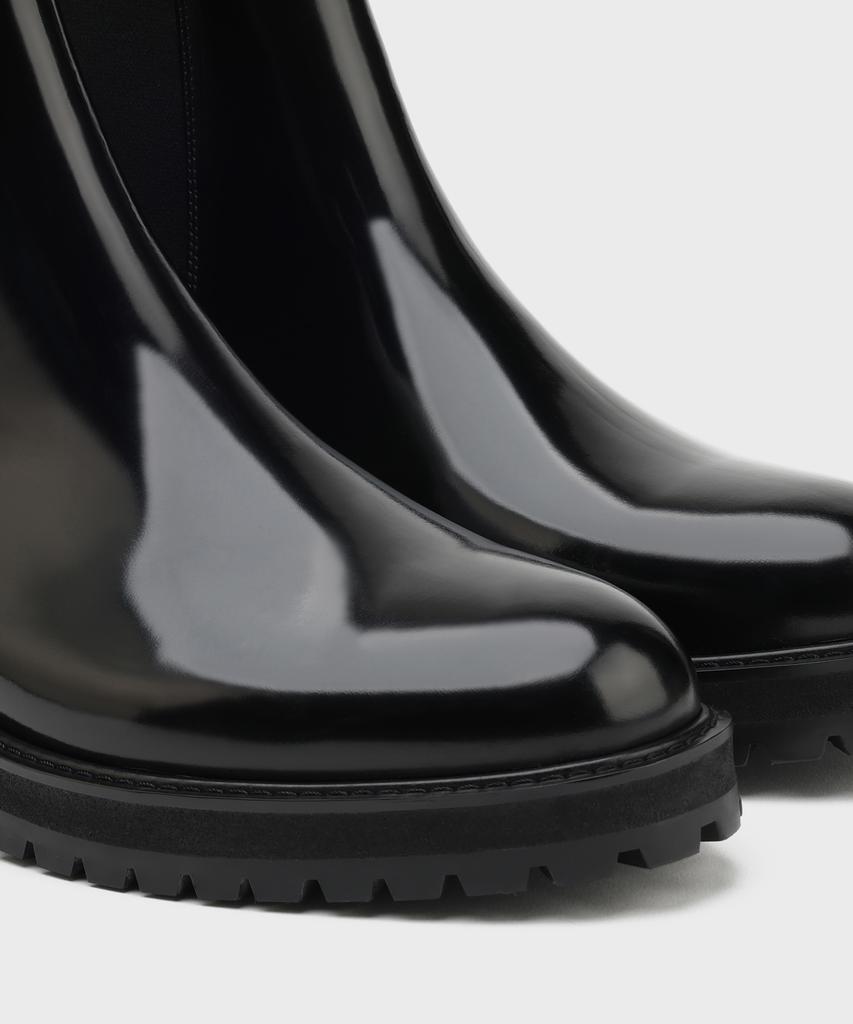 Firenze Atelier [Vibram] Round Toe Basic Chelsea Boots 9703 [Box Black]