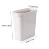 Narrow Garbage Can Open Top Trash Can Garbage Container Bin Bathroom Trash Bin Decorative Trash Bin Compact Trash Can For Narrow