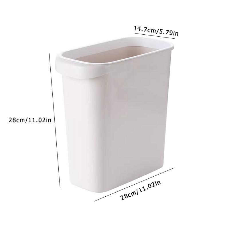 Narrow Garbage Can Open Top Trash Can Garbage Container Bin Bathroom Trash Bin Decorative Trash Bin Compact Trash Can For Narrow