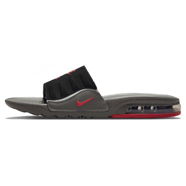 Nike Air Max Camden Slide GS Plochá Cíněná Sirénově Červená Dětské Tenisky Šedá Černá Světle Stříbrná CZ4665-002