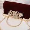 Handmade Beaded Pearl Evening Bag with Rhinestones: European & American Retro Qipao Style