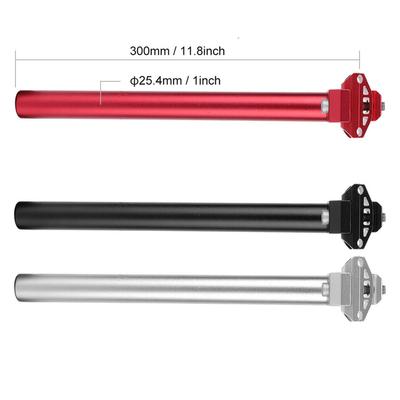 Aluminium Alloy Seatpost Moutainbike Seat Post 25.4*300MM Mountain Road Bike Shockproof Saddle Seat Post Tube Seatpost