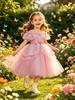 Neues Lolita Prinzessinnen Puffy Kleid mit Pailletten für Mädchen - Kleid für die erste Geburtstagsparty