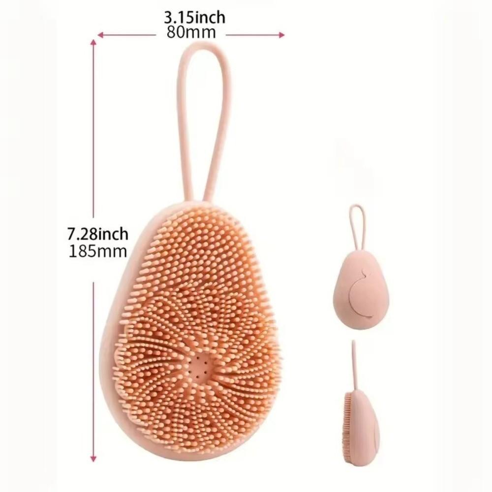 Silicone Body Wash Brush Body Scrubber Bath Shower Bathroom Tools Massage Brush  Shower