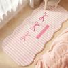 Girly Style Carpets for Living Room Pink Bow Bedroom Decor Carpet Fluffy Soft Irregular Bedside Rug Home Thicken Plush Floor Mat