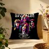 Trendy LLed Zeppelinew Cushion Cover Versatile DoubleSided Pillow Case Fit for Sofa Bed Car  Daily Decor
