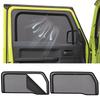 ZATOOTO Side Mesh Curtains for Suzuki Jimny Sierra JB04 Magnetic Insect Repellent Screen with Zipper Sun Light UV Insect Privacy Easy Storage Bag