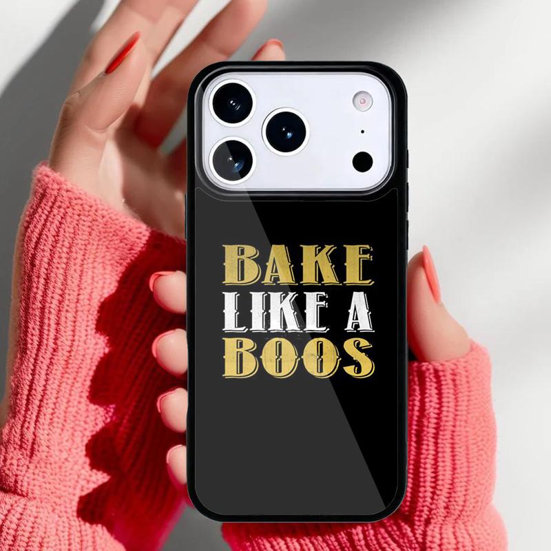 Love Baking Chef Knife Phone Case for iPhone 17 16 15 14 13 Pro Max Back Cover for 12 11 Pro Coque