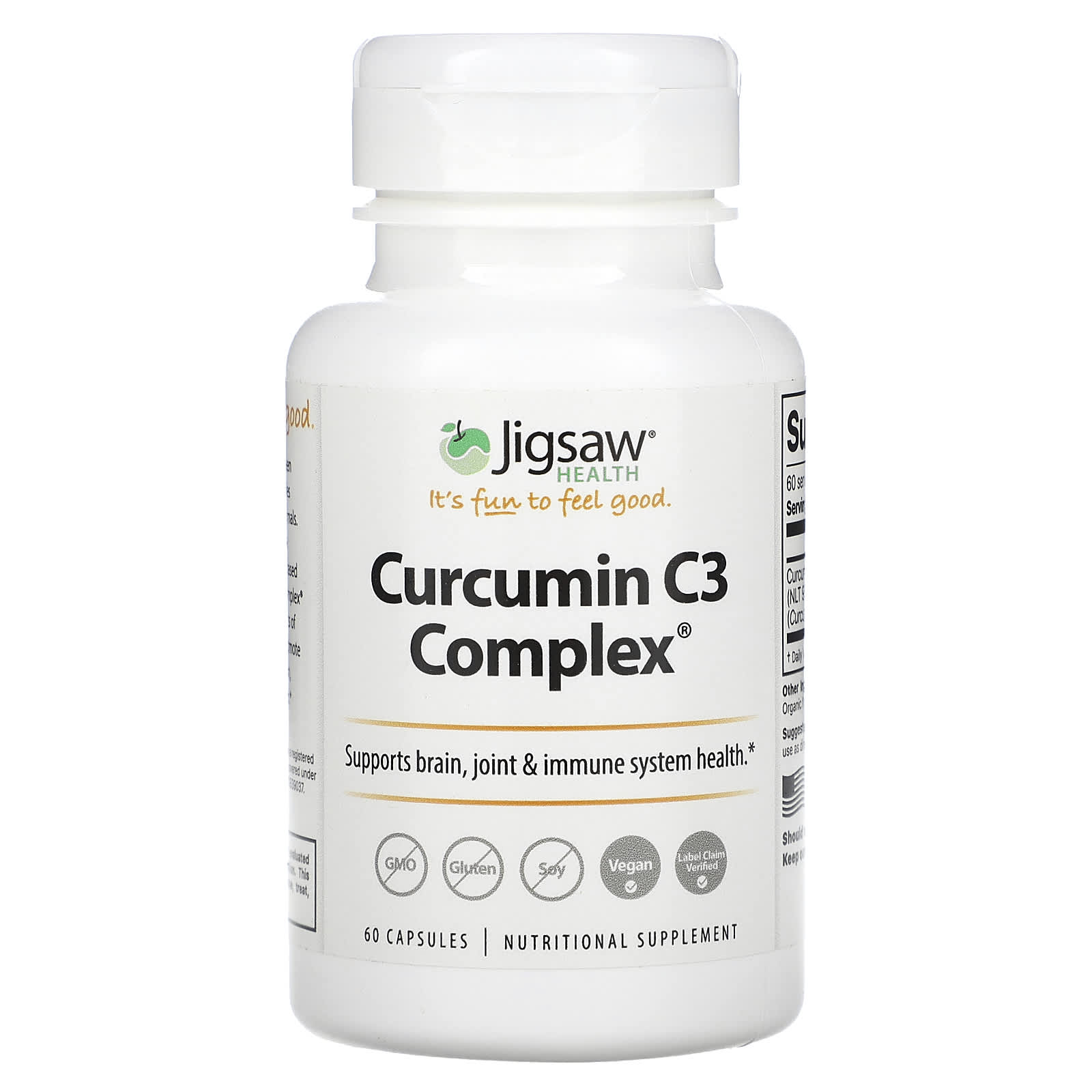 

Curcumin C3 Complex, 60 Capsules (500Mg per Capsule)