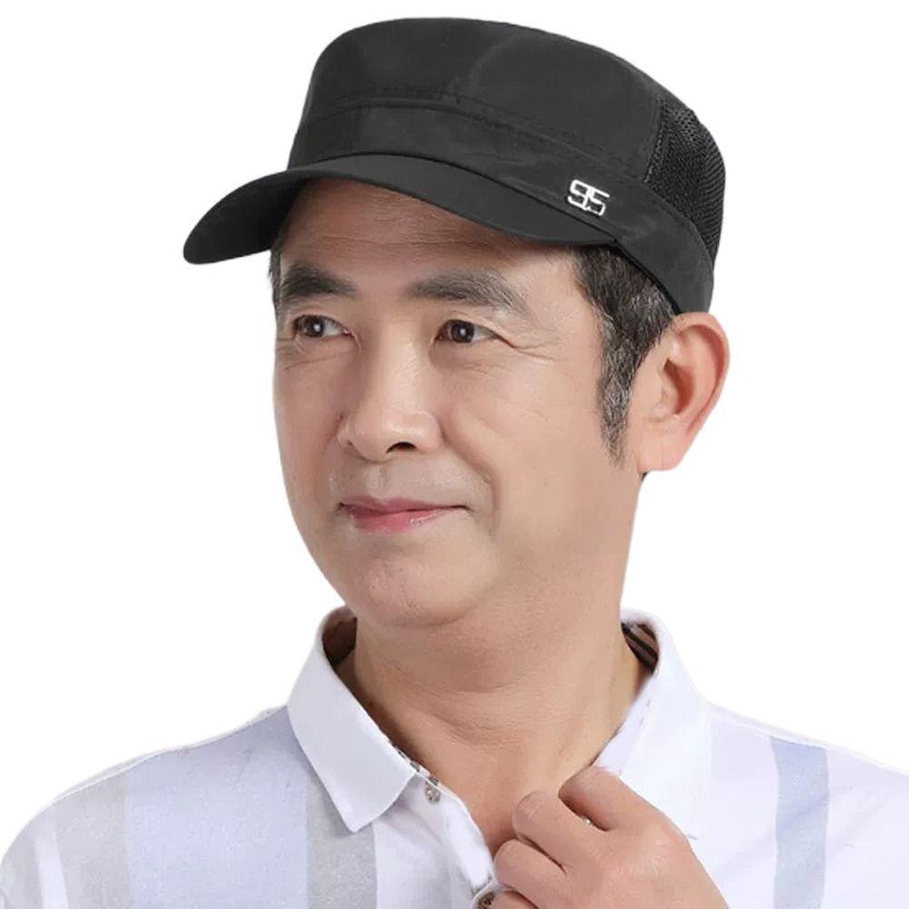 Sun Protection Outdoor Sun Hat Mesh Hollow Summer Baseball Cap Men's Fishing Cap  Female/Male