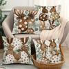 Ostern Niedliches Hasenmuster Kissenbezug Feiertags Schlafzimmer Wohnzimmer Dekoration Polyester Kissenbezug Nordische Heimdeko Kissenbezug