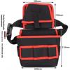 360 Rotating Electrician Tool Bag Waterproof Adjustable Waist Belt Pouch Multiple Pockets Wear-resistant Tools Storage Bag