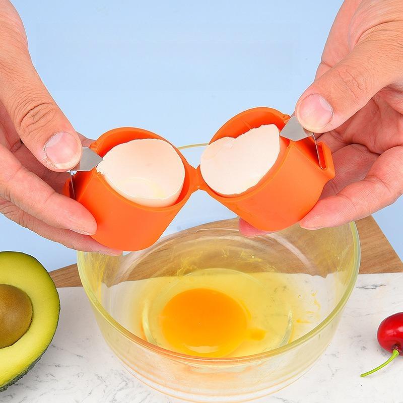 Egg Shell Opener Raw Egg Cracker Separator Filter Egg Beater Household Kitchen Baking Tools Kitchen Tools Kitchen Baking Tools