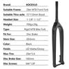 Carbon MTB Rigid Fork 29 Boost 110 Mountain Bike Front Fork 29 er Carbon 700C Disc Brake Tapered Tube Cycling Bicycl Fork 29er