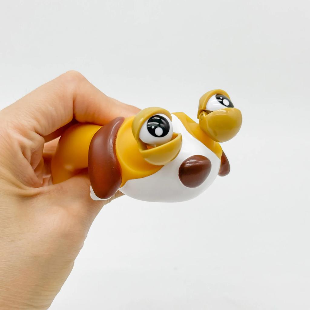 Stress Relief Squeeze Funny Toys Kawaii Big Eyes Puppy Squishy Cute Dog Figures Soft Rubber Anti-Stress Kids Gift