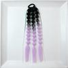 Lantern Braid Long Bubble Ponytail Wig - Fashionable Women's Street Style