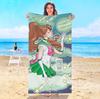 S-Sailor M-Moon Beach Towel Bath Towels Bathroom Items Swimming Pool Spa Playa Travel Sauna Baby For Home Microfiber Gym Shower