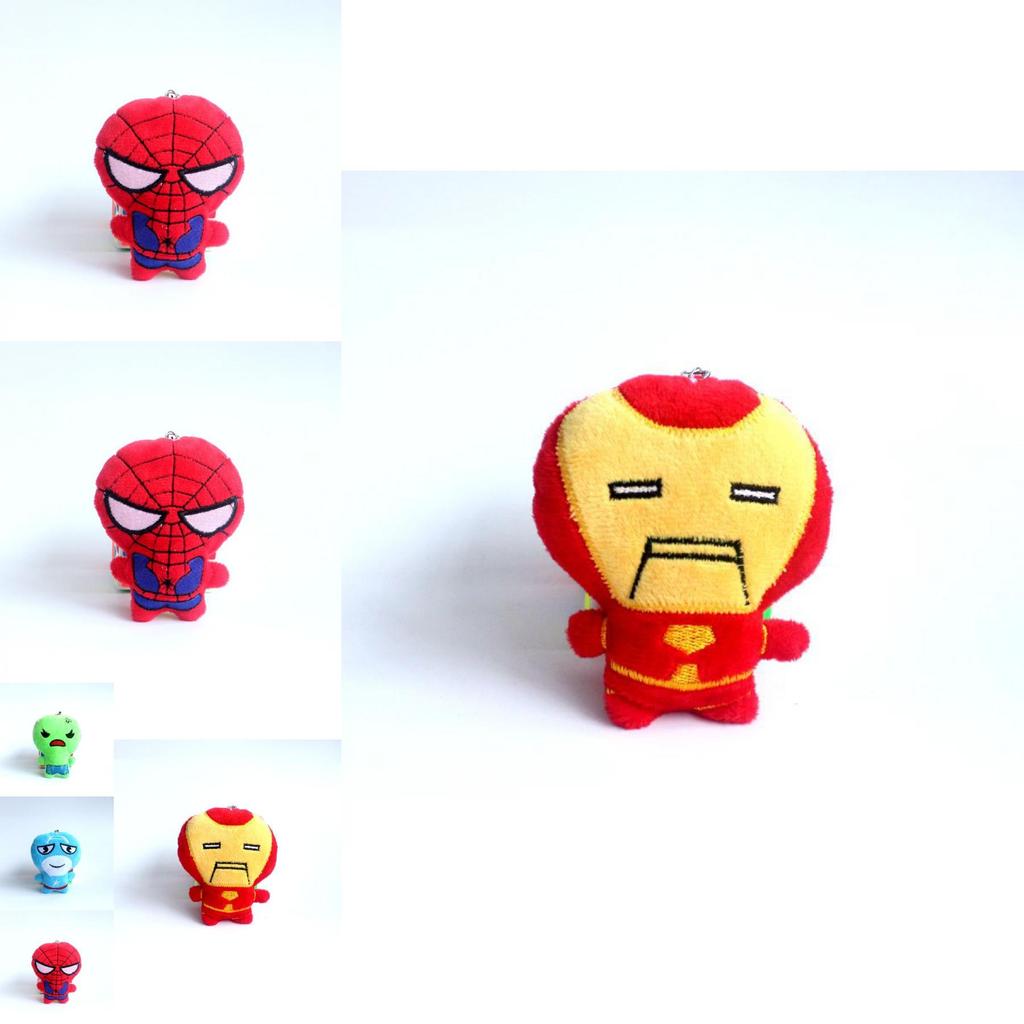 Marvel Avengers Plush Toy Spider-man American Soldier Doll Cute 10cm Collectible Gift