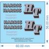 Harris Transport' MACK SuperLiner Truck Decals - 1/24 - Water Decal