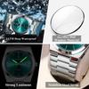 POEDAGAR Luxury Casual Man Wristwatch Waterproof Stainless Steel Luminous Men Clock Date Week Fashion Quartz Men's Watches Reloj