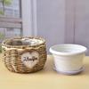Handmade Rattan Plant Pot Basket