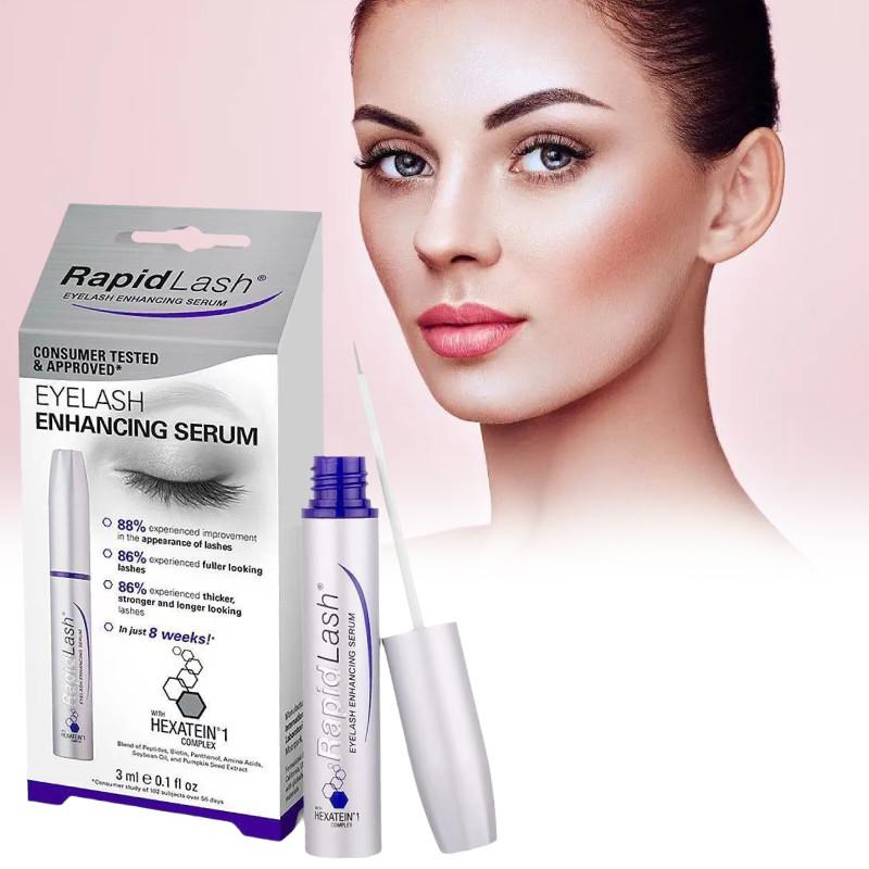 Rapidlash Eyelash Serum 3ml Luxurious Silver Formula For Stunning Long Lashes