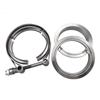 304 Stainless Steel Quick Release Standard V Band Clamp 1.5-6 Inches Male Female Flange V Clamp Kits Turbo Exhaust Pipe