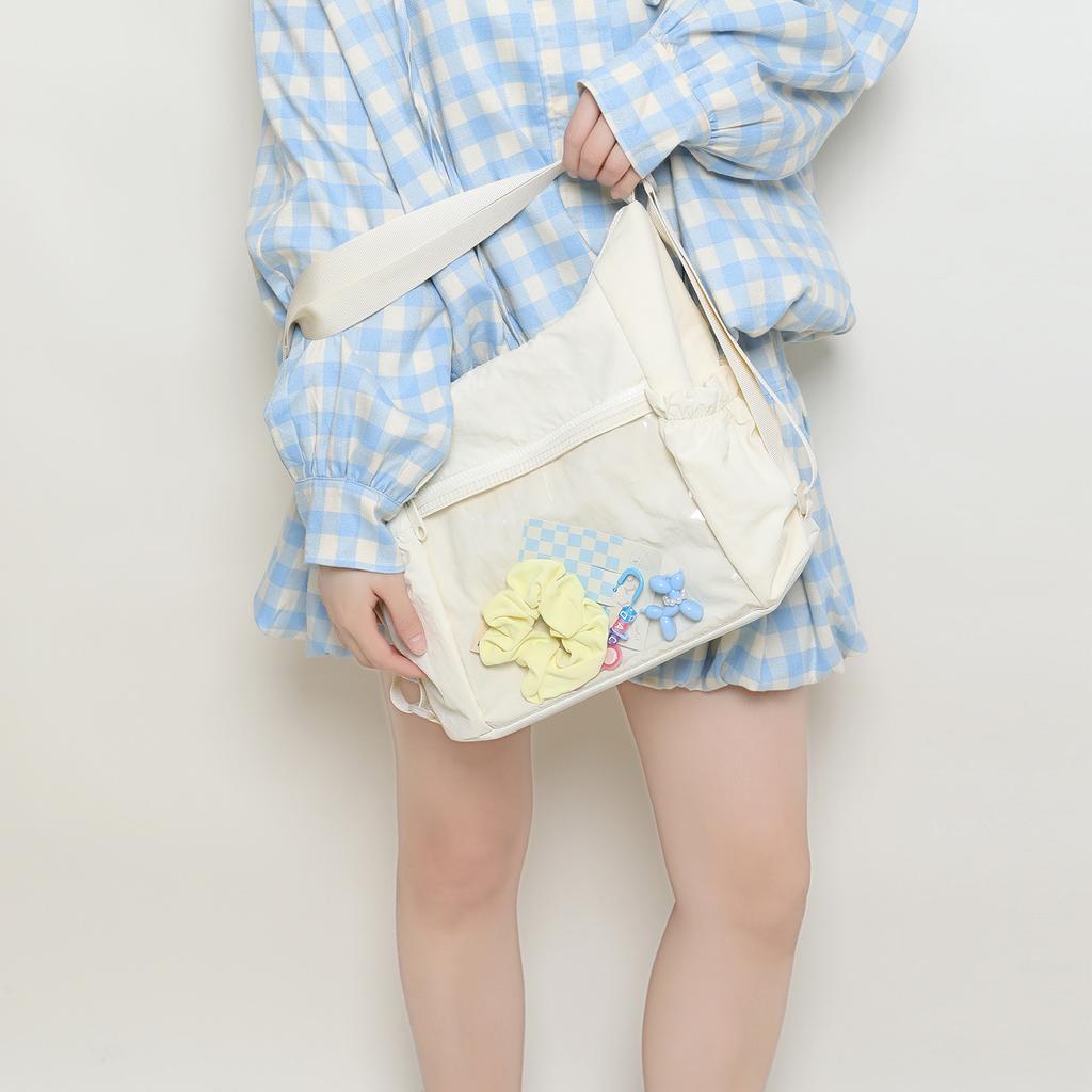 Baby Bag Dopamine Medium Food Pain Bag Three-Purpose Small Backpack Lightweight Nylon Messenger Bag Girl Travel Single Backpack