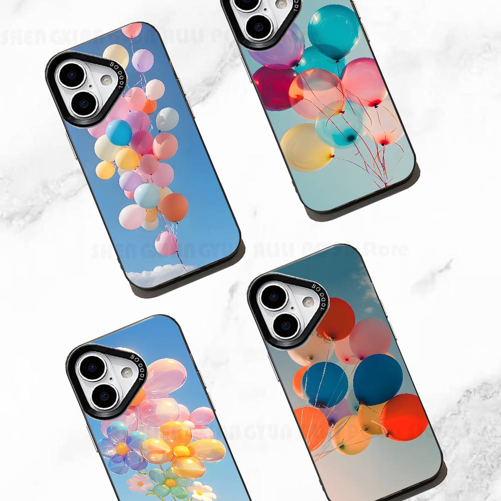 Vivid Balloons Case For IPhone 17 16e 16 15 14 13 12 11 Pro Max X XS Air Plus Back Cover