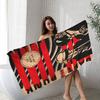 Around The World D-Dafts Punk Microfiber Blanket Quick Drying Beach Towels Oversized Printing Super Absorbent Pool Towel Blanket