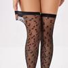 Popular Leopard Stockings Sexy Underwear Black sheer Silky Hosiery Summer See Through Socks Thigh High Stockings medias