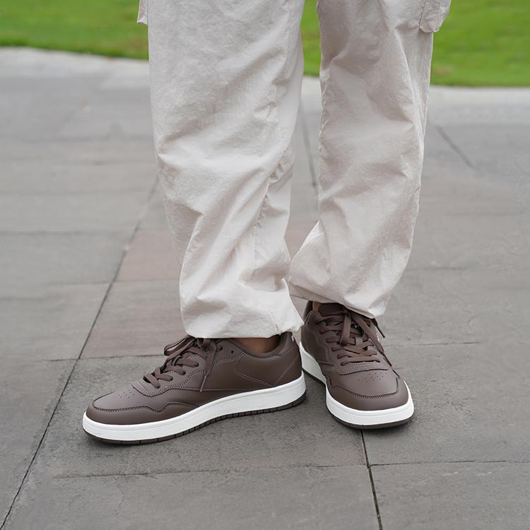 Reebok Court 1000 Comfortable Versatile Casual Shoes Low Top Skate Shoes Unisex Sneaker Brown 24FRC907U2GBR