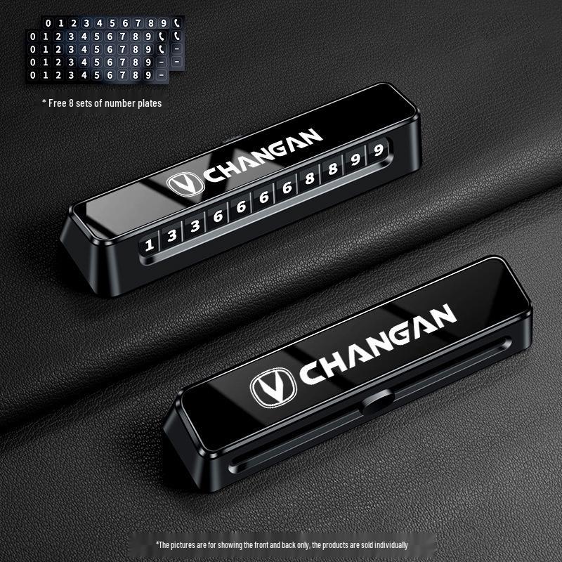 Temporary Parking Plate for Changan CS85 Coupe, CS15, Yuexiang V7 - 2 Number Slots