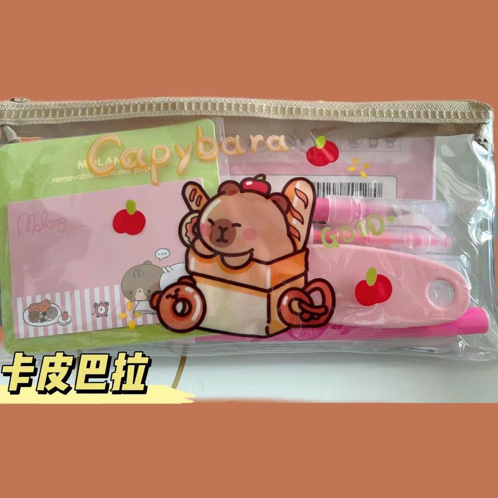 Transparent Pencil Bag, High Value and Cute Student Stationery Bag, Storage Pencil Bag.