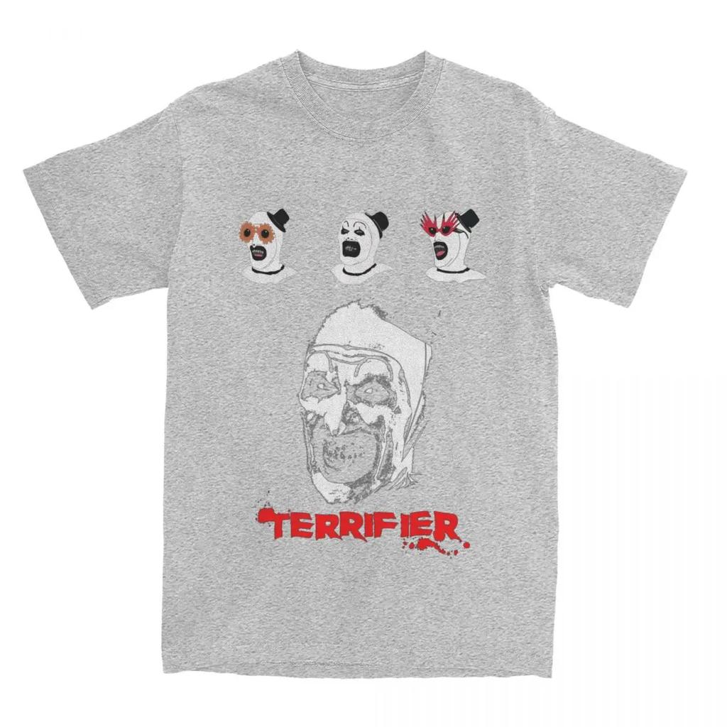 Neuartige Terrifier 2 Clown-T-Shirts für Männer und Frauen, Baumwolle, Art The Clown, T-Shirt, Sommerkleidung