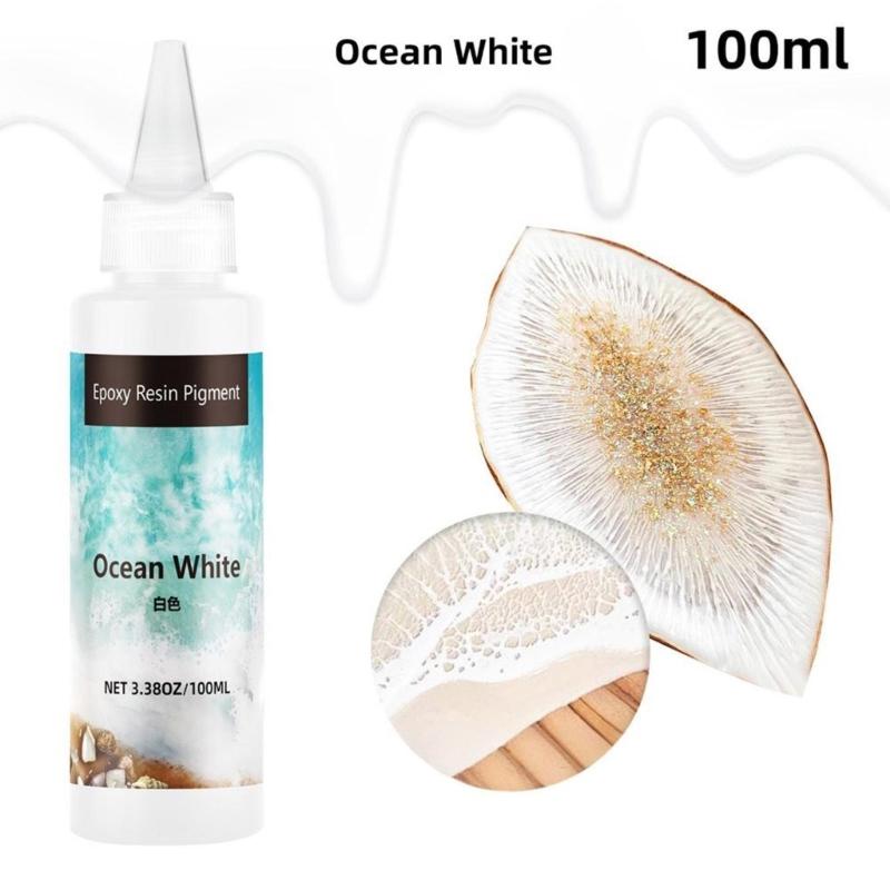 100ml Epoxy Resin Pigment Set with Colors High Concentration Opaque Resin Dye for UV Resin Crafts and Cell Effects