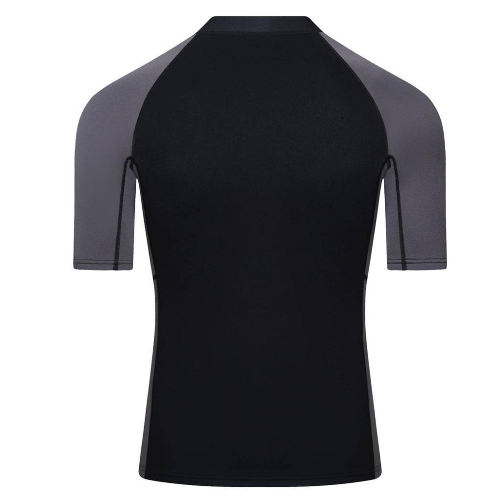 Mens Wetsuit Top Short Sleeve 2mm Neoprene Zip Up Jacket Swimming Snorkeling Diving Surfing Gear