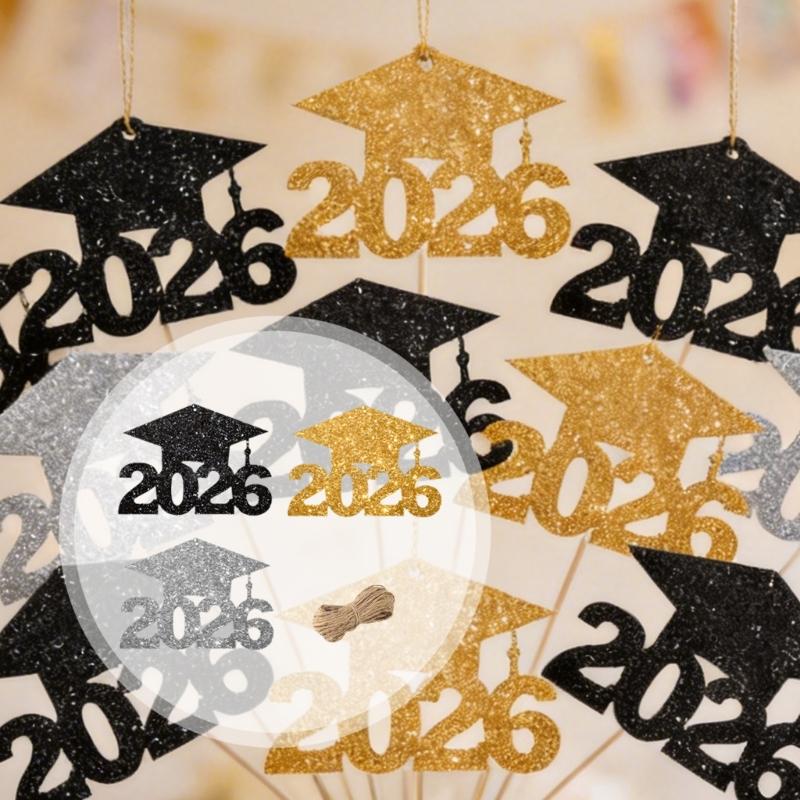 Bulk 24/36Pcs Graduation Theme Decorations Paper Vase Centerpieces For Party Tables Graduation Party Favors