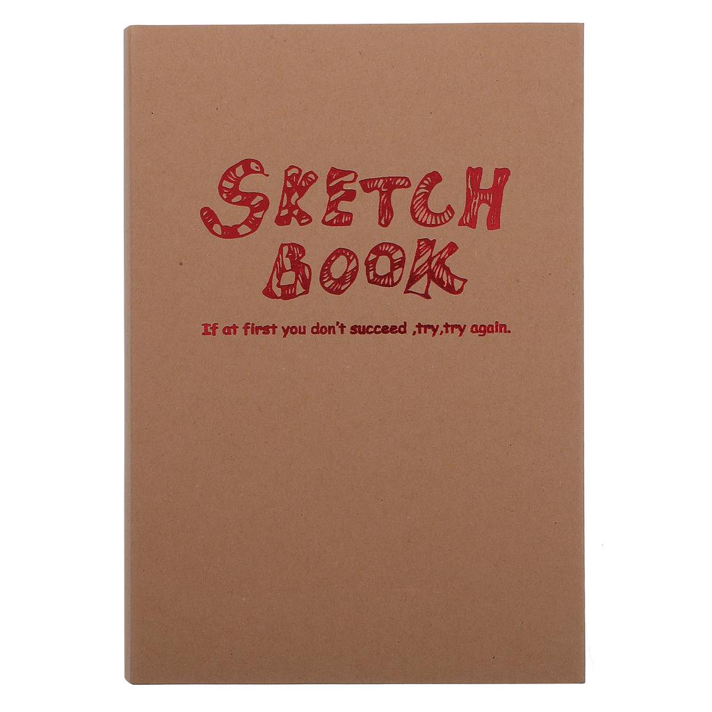 Portable Sketch Book Blank Pages Thick Paper Art Drawing Book for Students Sketching Painting Creative Writing Travel Journal