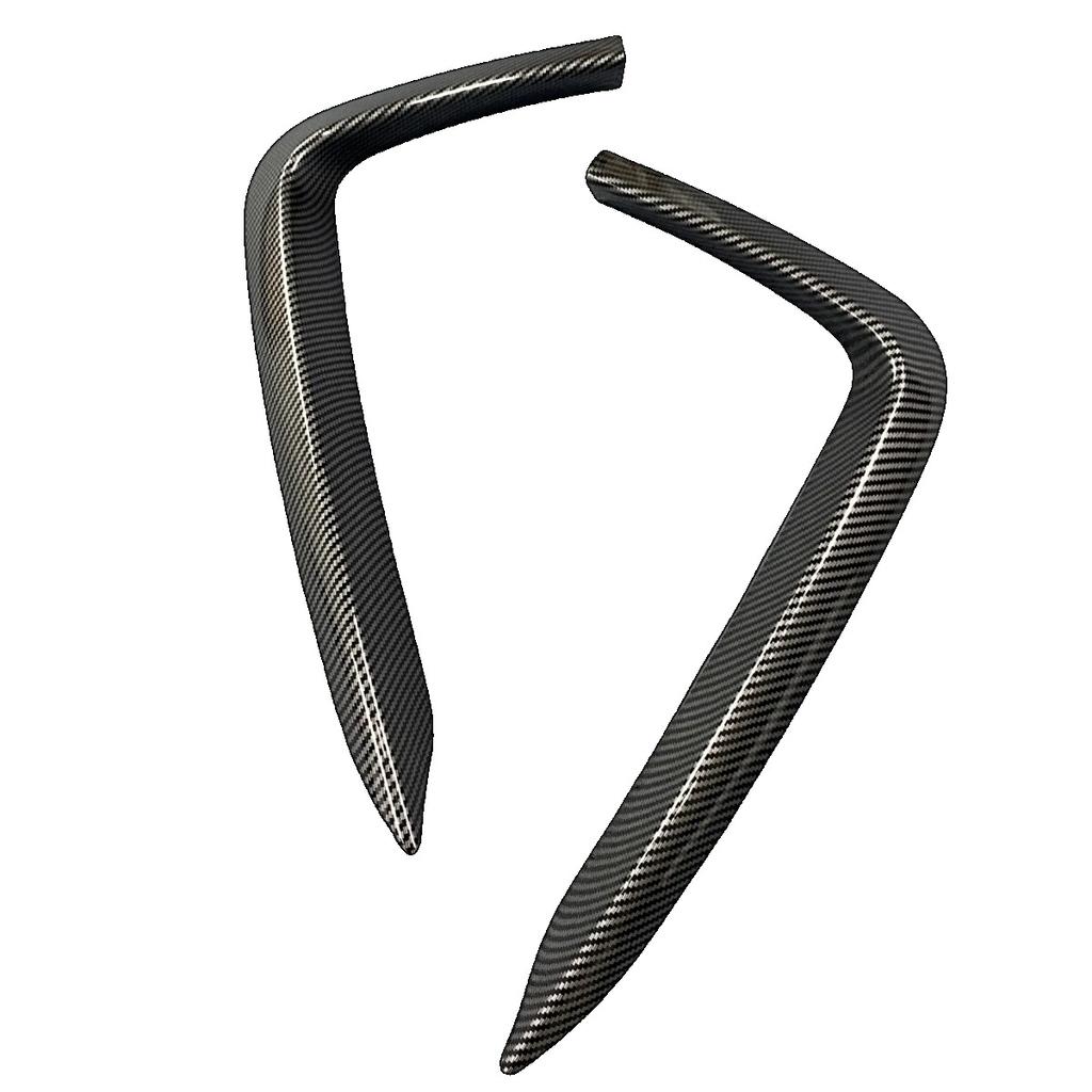 Paar Frontstoßstangenlippe Splitter Seitenschweller für BMW F22 F23 F87 M2 M Sport 2014-2022 Nebelscheinwerferabdeckung Zierleiste
