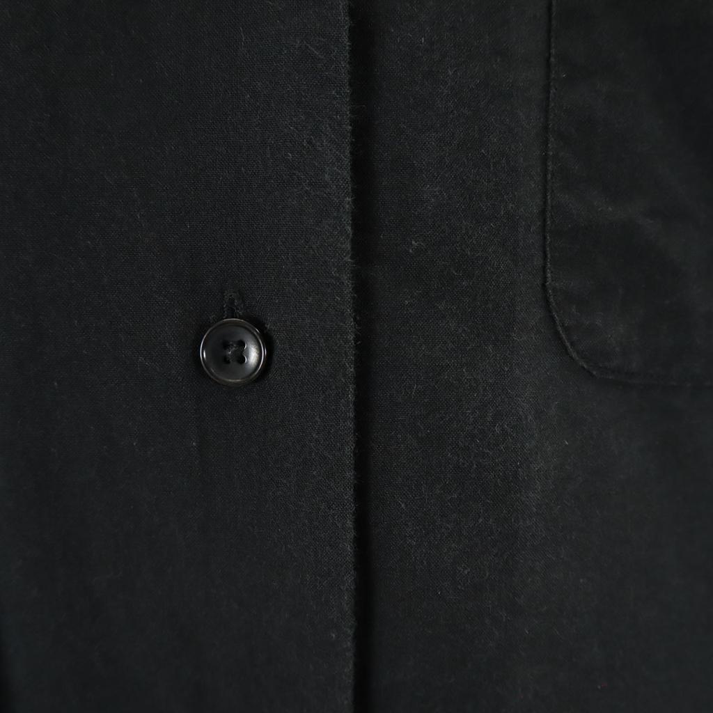 YAECA Košile s krátkým rukávem s otevřeným límcem černá Dámská Použitá