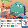 Giocattoli Assemblaggio Giocattoli Educativi Set di Attrezzi per Giocattoli Trapano Elettrico Vite Dado Puzzle 3D Gioco di Finzione Dinosauro Trapanatura per Bambini Ragazzi