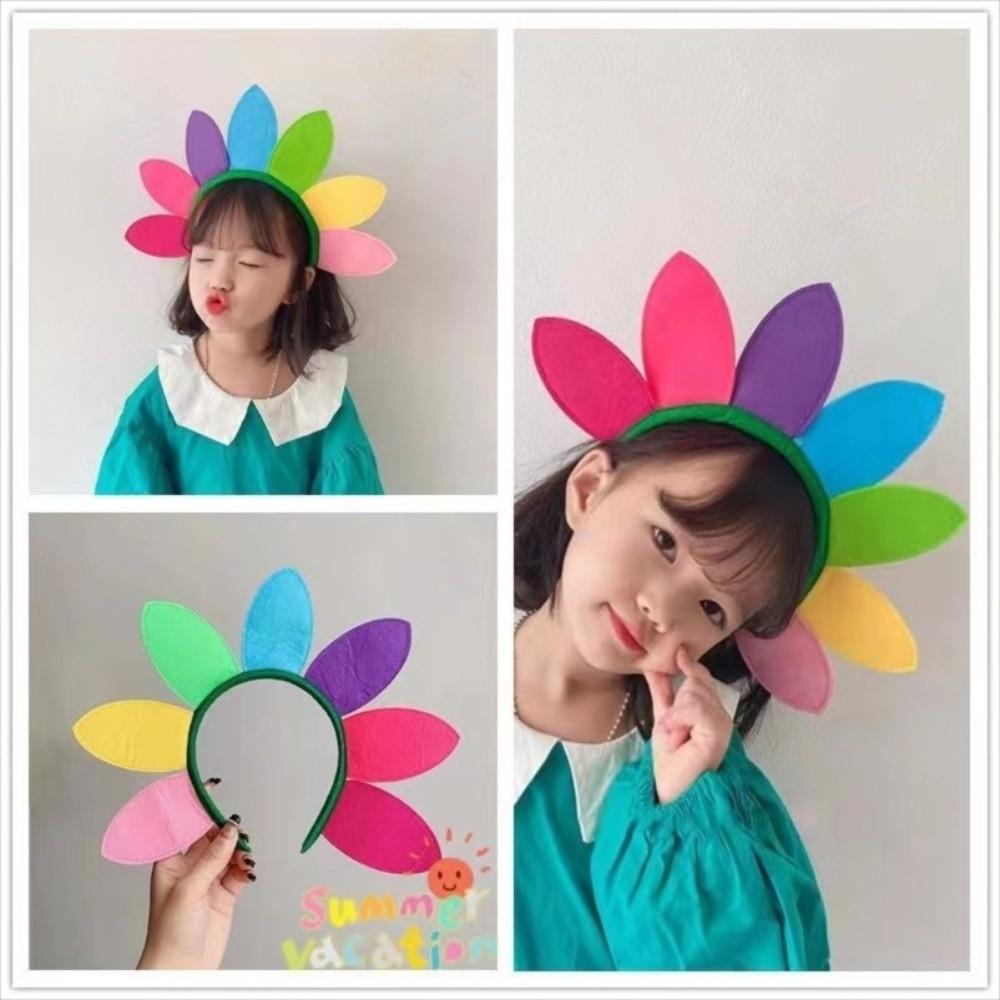 Elastici per Capelli Accessorio Fotografico Fascia per Capelli Kawaii Fascia Girasole Festa