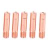 A84X-33Pcs/Set Mig Welding Nozzle Welder Torch Nozzles Gold Tip Holder Contact Tips 0.040 Inch Gas Diffuser Set For Torches