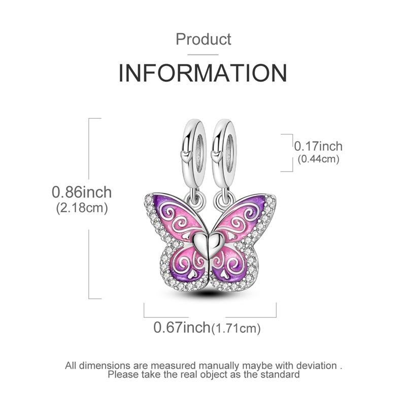 Charms Copper Owl Butterfly Snake Snail Bead Pendant Jewelry Fit Original Bracelet For Women Diy Party Gifts
