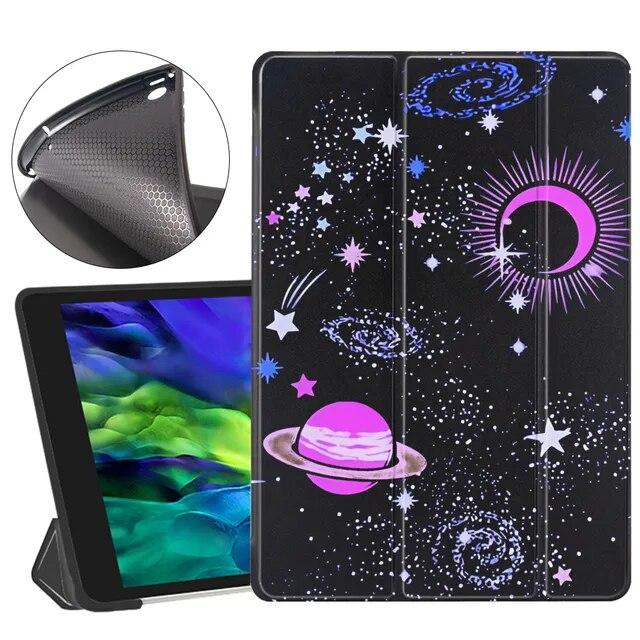 Space Dream Custodia morbida in silicone per iPad Air 4 2020 10.2 8a generazione Funda 7a Pro 11 2020 Mini 2 5 Air 3 5a 6a Coque