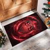 VfB Stuttgart Football Print Crystal Velvet Rug, Comfortable Water Absorbent Non Slip Indoor Floor Carpet