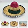 58~60cm Sunscreen Hat Unisex Drawstring Unisex Cap Fishing Straw Hat Men Women Outdoor