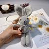 Rabbit Plush Cute Keychain With Butterfly Bow Creative Toy Bag Pendant For Girls
